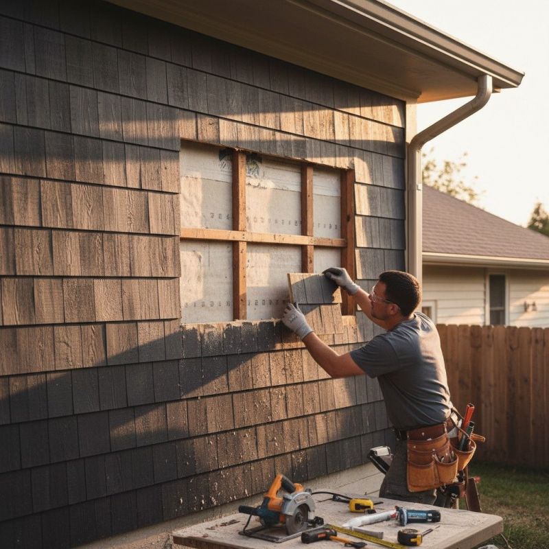 Composite Siding Installation